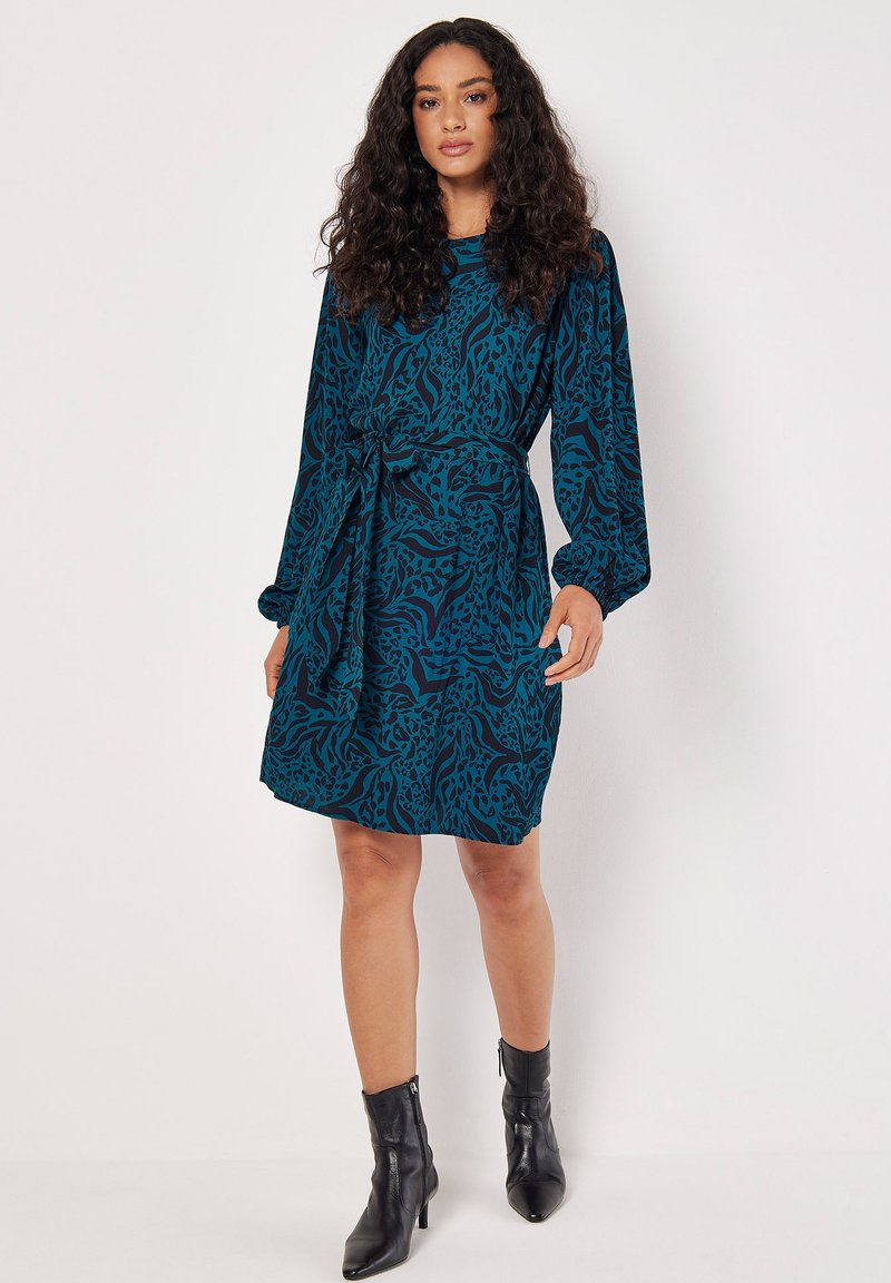 Apricot Etui-jurk petrol