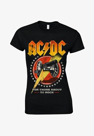 rockshirts AC DC FOR THOSE ABOUT TO ROCK NEW KVINDER - T-Shirt print - black