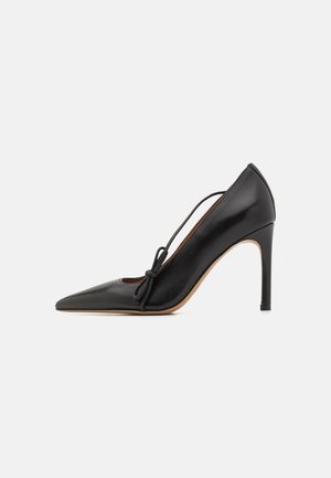 ESCARPINS CUIR - Tacones - noir