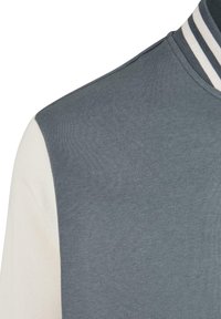 Starter COLLEGE - Cipzáras pulóver - heavymetal palewhite