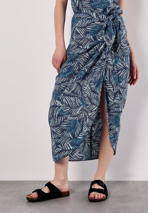 Apricot MIDI  - Kietaisuhame - blue