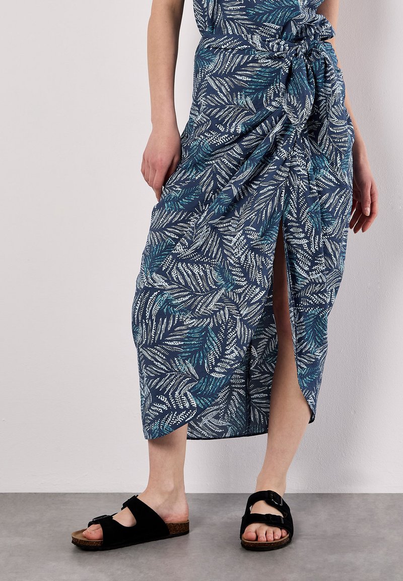 Apricot MIDI  - Gonna a portafoglio - blue