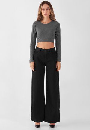 SUNNY WIDE - Jeans Relaxed Fit - black