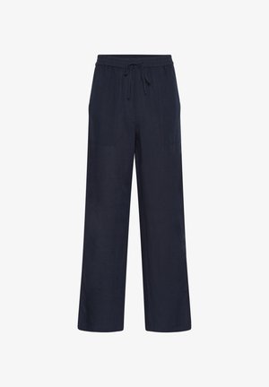 Tumesinine, laiad püksid, mis on valmistatud kergest kangast, millel on elastne vöökoht ja pael, ning kahte esist taskut.