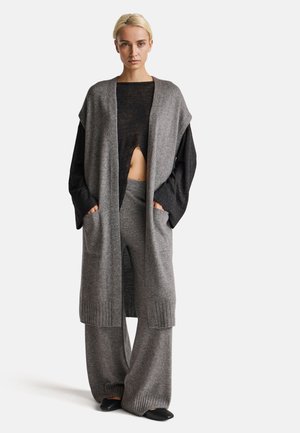 LONG - Strickjacke - grey