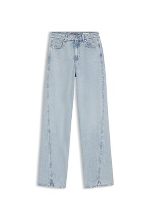 BOSS, C_MARLENE SLIT HR - Wide Leg - open blue