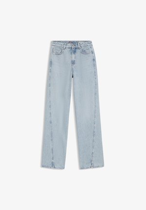 BOSS, C_MARLENE SLIT HR - Wide Leg - open blue