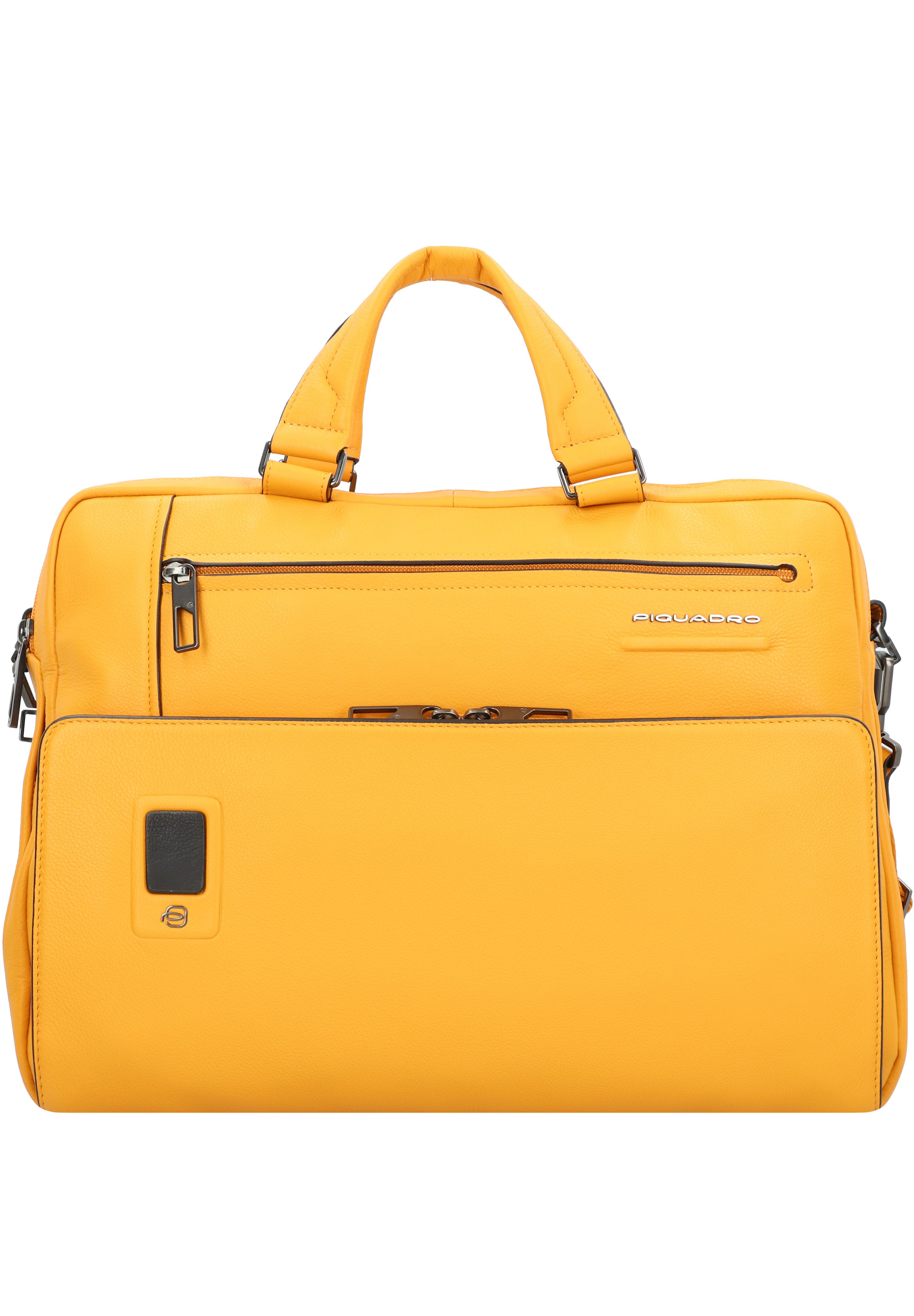 Piquadro Cartella Rigida A Tre Soffietti Porta Computer Nero CA4745MO/N  PIQUADRO BORSA UOMO VENTIQUATTRORE PORTA PC IN PELLE CON TRACOLLA AMOVIBILE