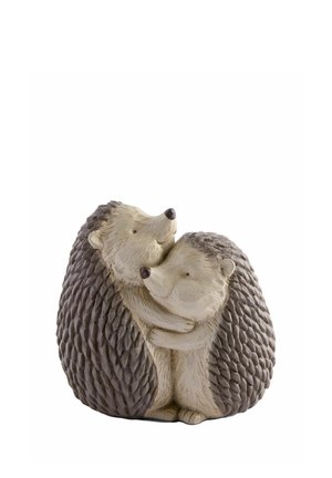 Next, HUGGING HEDGEHOGS AUTUMN ORNAMENT UNISEX - Decoration - brown cream