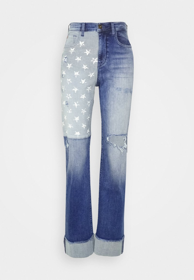 verteren Spanje Tenslotte Miss Sixty STARS PATCH - Flared Jeans - blue/blauw denim/bluedenim -  Zalando.nl