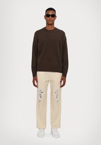 rag & bone CLARKSON CREW - Strickpullover - slatebrown