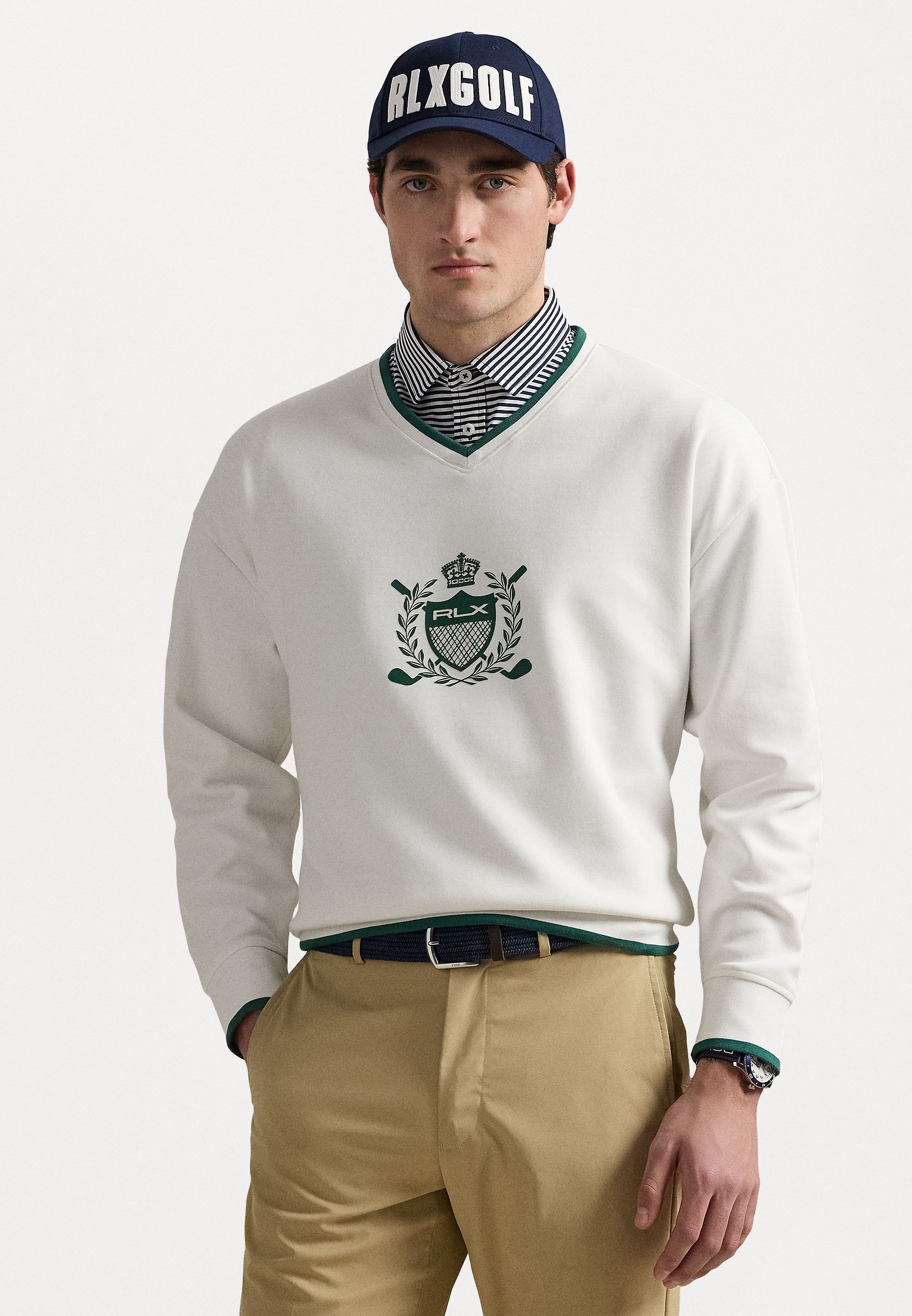 RELAXED FIT CREST DOUBLE-KNIT SWEATSHIRT - Sweatshirt
