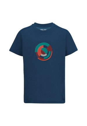 TROLLKIDS, KIDS SOGNEFJORD T UNISEX - Print T-shirt - mystic blue
