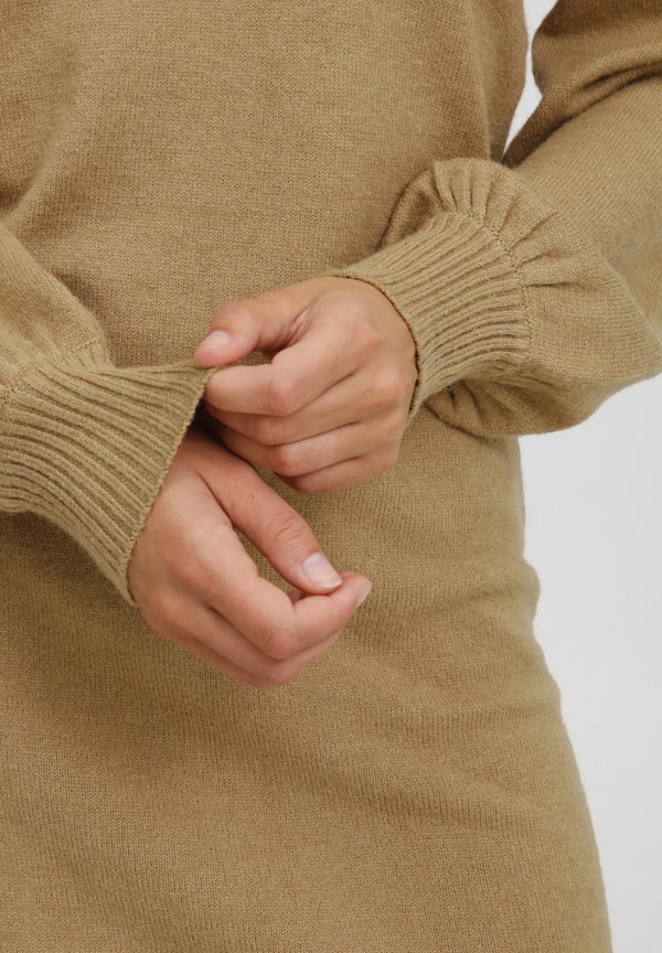 BYMILO - Shift dress - tannin melange4