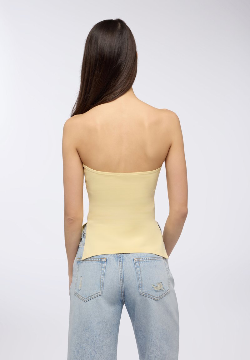 Onsoyours Estivo Donna Ritaglio Abito Senza Maniche Girocollo Vestito Aderente Sexy Corto Con Pieghe Abiti Vestiti Tubino Fianchi Coperti Colori Solidi Abiti A Giallo Xl 121092557