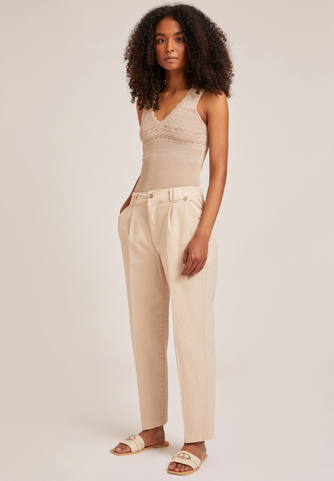 Motivi Pantaloni - beige - Zalando.it