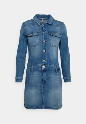 ONLBLUSH LIFE DRESS - Denim dress - light blue denim