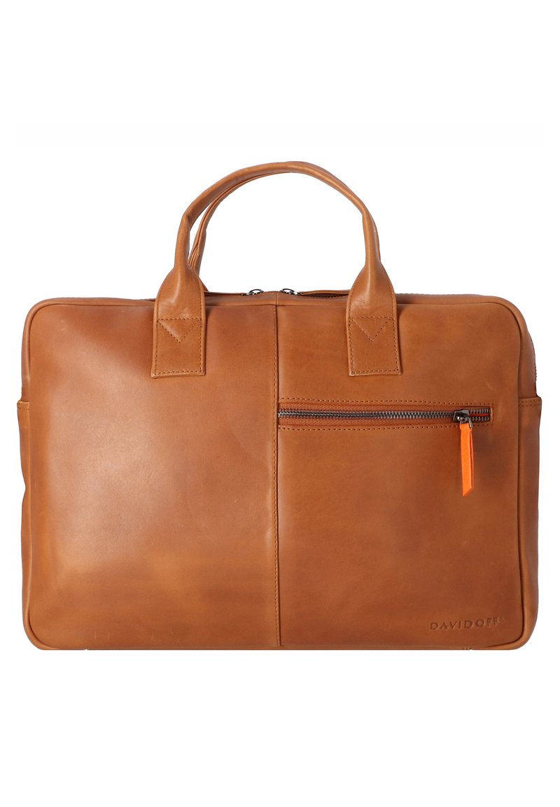 DAVIDOFF ESSENTIALS Briefcase cognac/brown Zalando.de