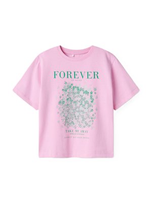 NKFDASK - T-shirt med print - pink frosting