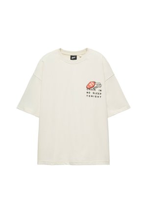 PULL&BEAR, STWD GRAPHIC - T-SHIRT - Print T-shirt - beige