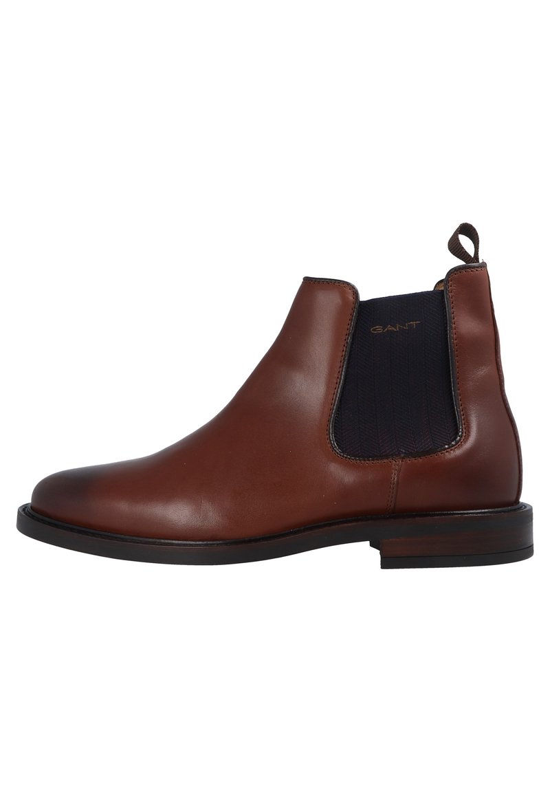 GANT ST AKRON - Classic ankle boots - cognac