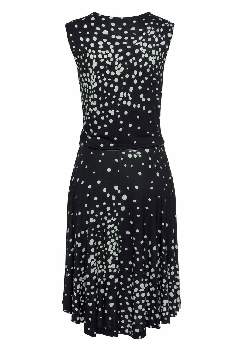 Damen Freizeitkleider | LASCANA Freizeitkleid schwarz/weiß/bedruckt/schwarz - AF86010 Damen Freizeitkleider | LASCANA Freizeitkleid schwarz/weiß/bedruckt/schwarz - AF86010