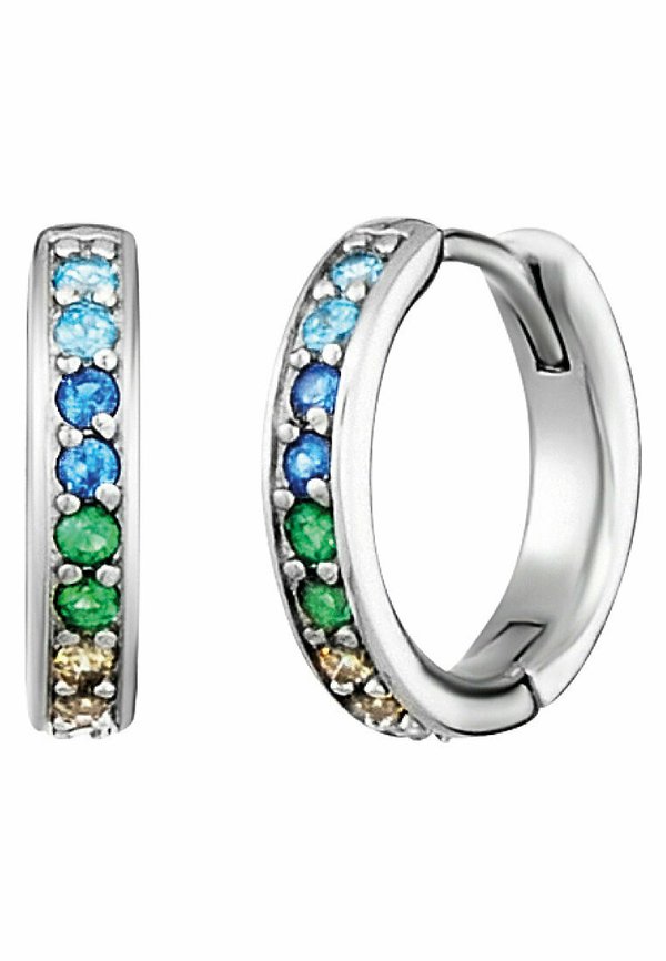 ZIRKONIA - Ohrringe - silberfarben