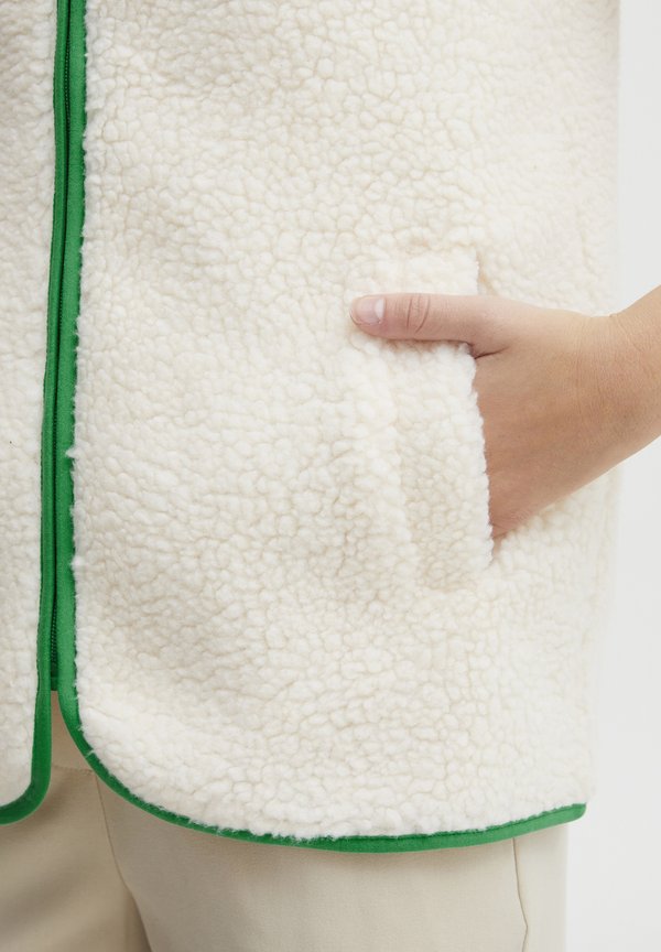 OXBETTY - Waistcoat - mint mix4