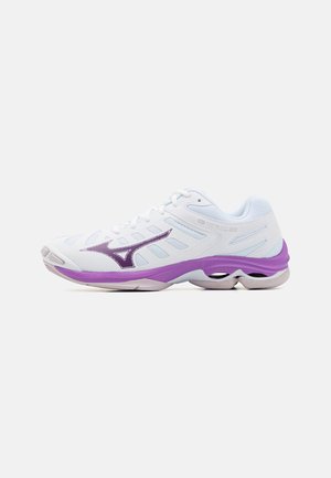 Mizuno WAVE VOLTAGE 2 - Zapatillas de voleibol - white/patrician purple/quince
