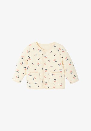 Vertbaudet, VERTBAUDET GESTEPPTE BABY JACKE MIT ALLOVER-PRINT - Cardigan - vanille