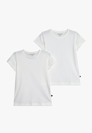 MIBASIC 2 PACK - T-shirt imprimé - white