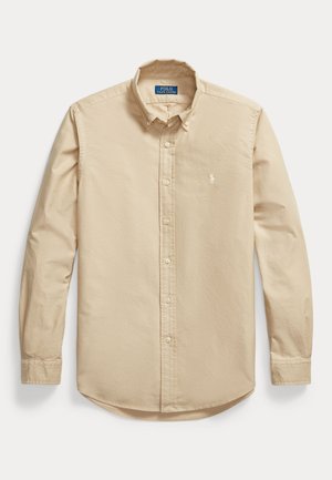 Polo Ralph Lauren, CUSTOM FIT GARMENT-DYED OXFORD SHIRT - Πουκάμισο - dune tan
