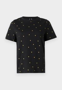 PAULINA DETAIL T SHIRT NOOS - Μπλουζάκι με στάμπα - black
