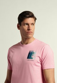 VALECUATRO WORLD CHAMPIONSHIP - Camiseta estampada - rosa