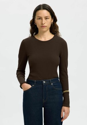 SLFANNA CREW NECK NOOS - Ilgarankovis viršutinės dalies drabužis - delicioso