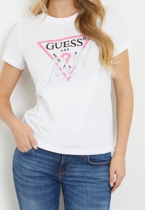 T-Shirt print - white