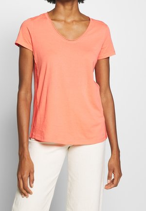 Jednoduché tričko - coral