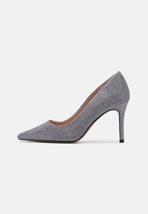 Højhælede pumps - silver-coloured