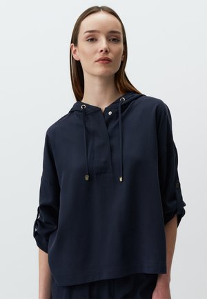 Jimmy Key LONG SLEEVED - Kapuzenpullover - dark blue