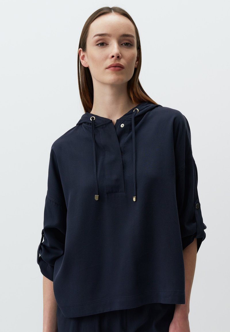 Jimmy Key LONG SLEEVED - Sweat à capuche - dark blue