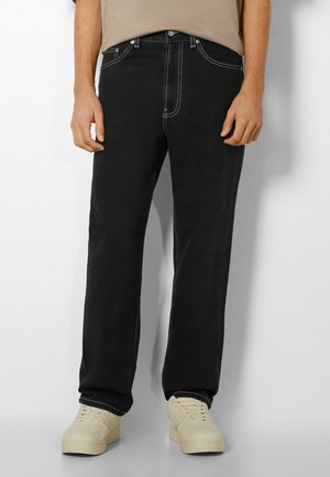 WIDE-LEG ’90S - Straight leg -farkut - black