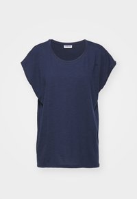 NMMATHILDE LOOSE LONG - T-shirt basic - navy