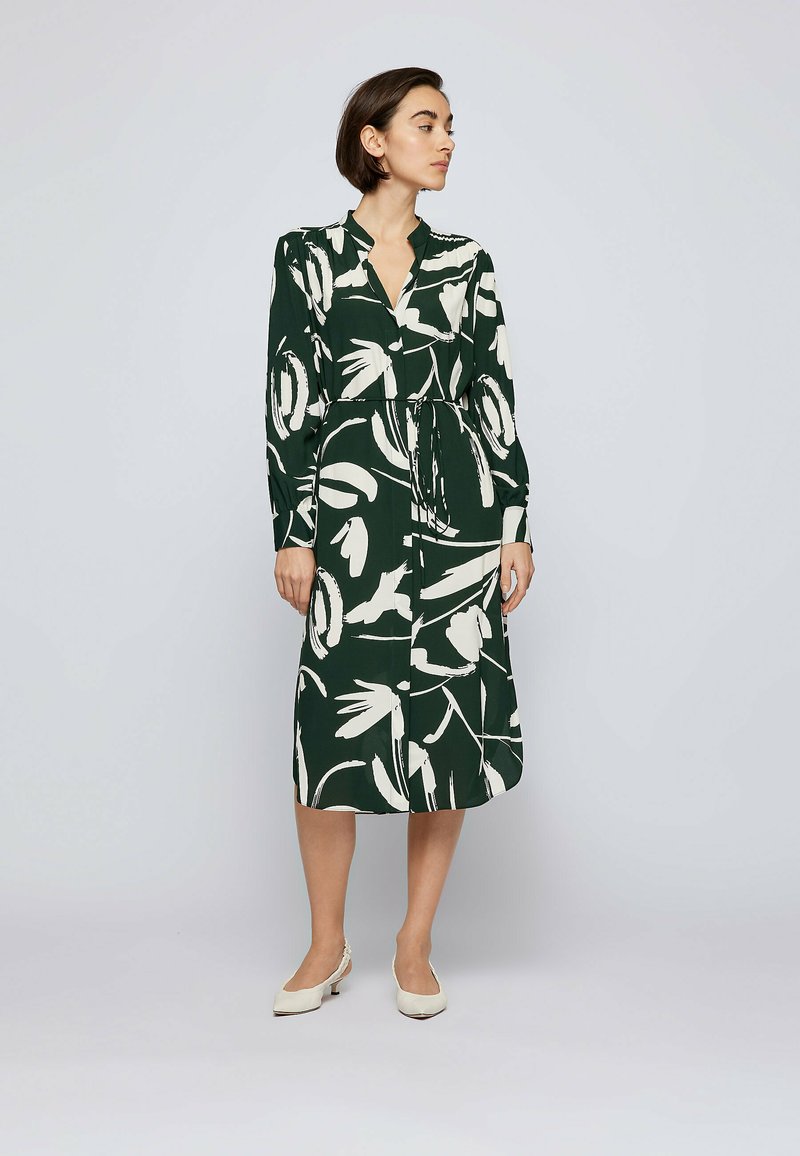 Damen Freizeitkleider | BOSS DIBANORA Freizeitkleid patterned/grün - ZL87532 Damen Freizeitkleider | BOSS DIBANORA Freizeitkleid patterned/grün - ZL87532