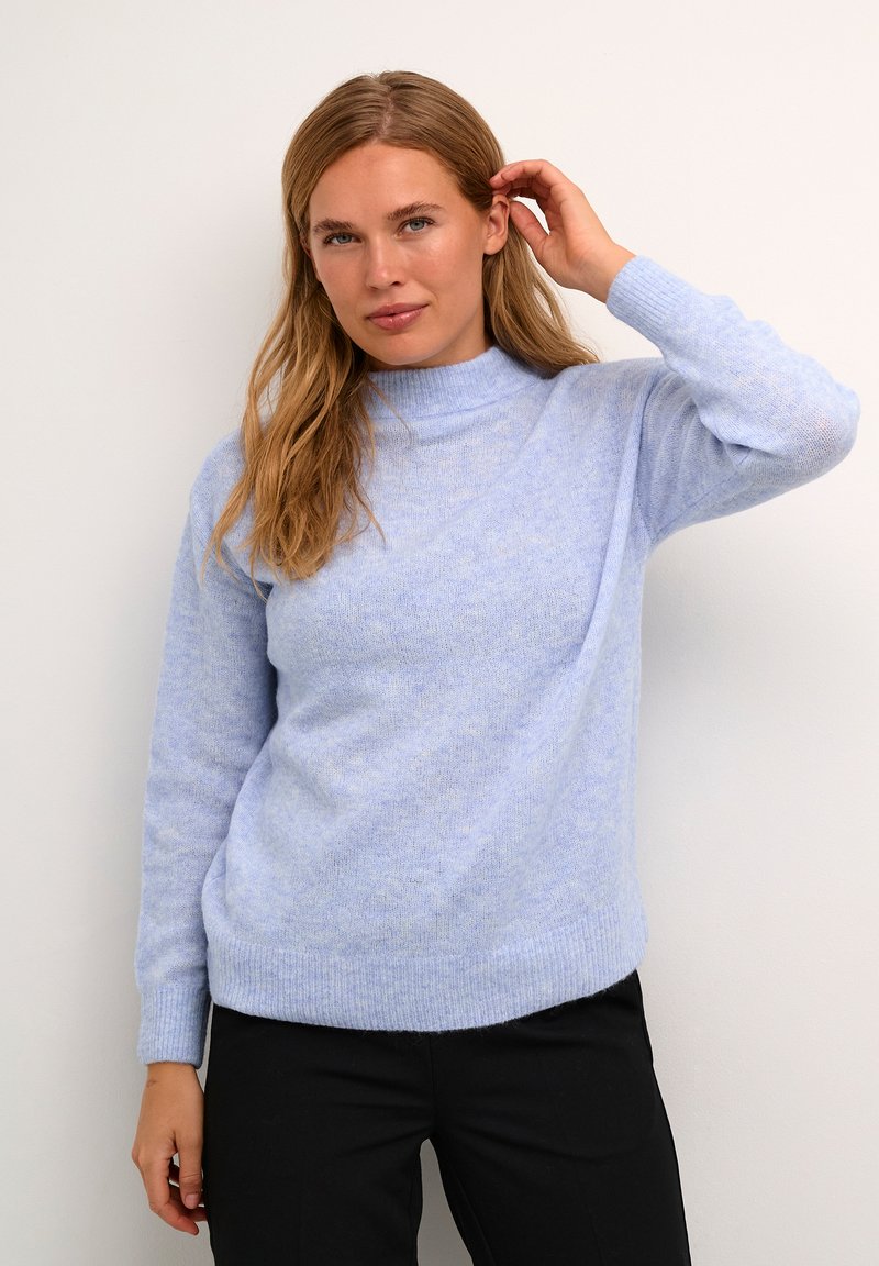 Kaffe Pulover - faded denim melange