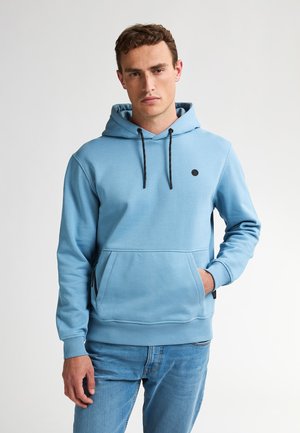 JANESVILLE - Jersey con capucha - pale blue