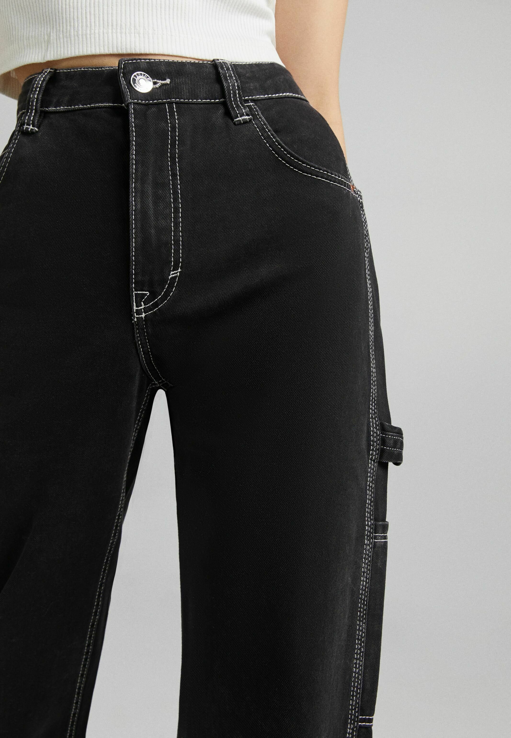 Bershka STRAIGHT -CARPENTER TWIL 