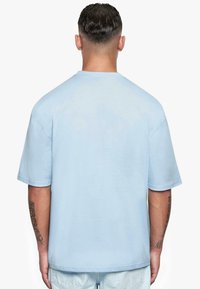 Dropsize HEAVY LOGO PUFFER  - T-shirts print - baby blue