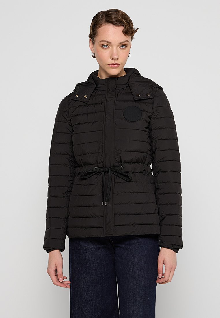 Karl Lagerfeld Gewatteerde jas zwart Karl Lagerfeld Gewatteerde jas zwart