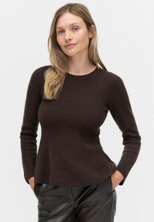 RHUMBA KNIT - Stickad tröja - dark brown
