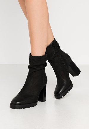 ELVIRA - High heeled ankle boots - black